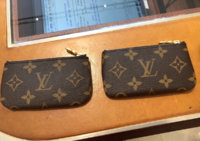 Can you spot the difference? LV Clés Pouch Made in the USA vs