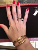 cartier trinity ring small or classic