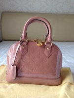 Louis Vuitton Alma BB Vernis in Rose Velours