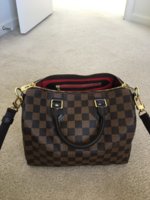 Just got my new speedy bandouliere 25 in damier ebene and it's