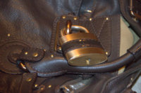 my bag fake ChloePaddington padlock bottom wrong way.jpg