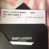 serial number authentic ysl bag inside