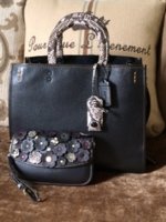 Reg black w python and clutch.JPG