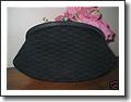 Vintage crimped black satin clutch rubylane.jpg