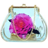 Roccobarocco Rose Light Blue Signature Kiss Lock bag forzieri.jpg