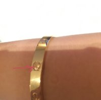 cartier love bracelet screw issues