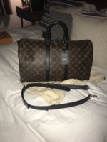 Travel bag Louis Vuitton 45 Monogram customised Mickey Vs Taz by