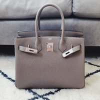 Hermes Color Comparison  Etoupe vs. Etain 