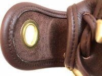 COACH VINTAGE RARE BROWN LEATHER Mini Daypack:Backpack:Coin Key Fob 7253 NIB back turnlock 1.jpg