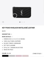ysl key pouch