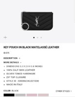 YSL Key Case/Key Pouch