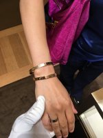 small cartier love bracelet review