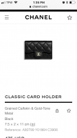 Chanel Classic Card Holder Versus LV Rosalie Coin Purse 👜 💕 #chanel