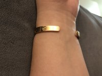 cartier love bangle cuff