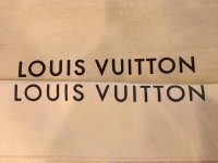 Does your Louis Vuitton dust bag says 'Made In India'?