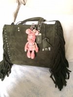 Coach Fern Suede Rogue w Fringe and Minnie.JPG