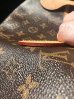 Frayed Stitching after 6 months LV Neverfull MM?