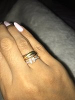 cartier trinity ring vs tiffany