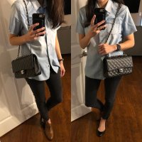 How to style a Chanel Classic Flap  Transitional Outfits Lookbook 