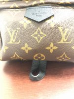 LV Palm Springs Mini : Should i be concerned about the front pocket  puffiness and material above pocket? : r/Louisvuitton