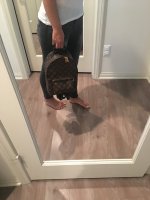 outfit louis vuitton palm springs backpack pm