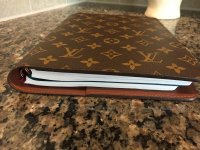 louis vuitton desk agenda refill