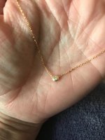 cartier diamants legers necklace size