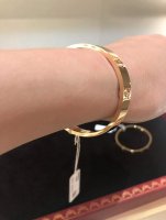 smallest cartier bracelet size
