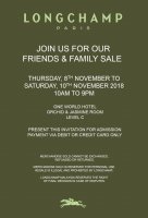 longchamp family sale 2018