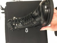 chanel boots combat