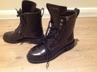 chanel 2018 combat boots