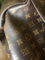 Does anyone experience this on their lv bags? Small white dots but