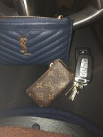YSL BILL POUCH ONE YEAR REVIEW  WHAT FITS INSIDE, WEAR AND TEAR 
