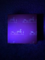 Well this is incredible! #hermes #box #hidden #blacklight