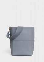 Sangle Bucket Bag in Medium Grey Soft Grained Calfskin 189593AH4.09GM_1_SPR19_121096.jpg