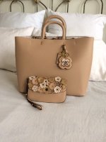 Rogue Tote Beechwood - charm and beechwood TRose Clutch.JPG