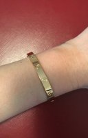 cartier love bracelet too small