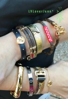 lv #bracelet #stack #lvbraceletstack