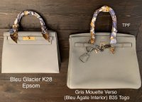 hermes blue glacier vs gris mouette