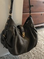 Louis Vuitton Magnolia Mahina Leather Sevres Bag - Yoogi's Closet
