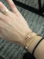 yellow or white gold cartier love bracelet