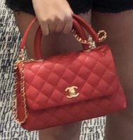 Chanel Coco Handle in Red