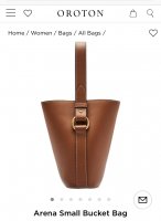 Oroton arena bucket bag clearance