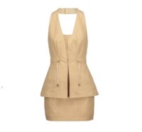 balmain-beige-Halterneck-Cotton-canvas-Mini-Dress.jpg