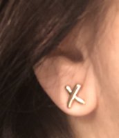 x earrings tiffany