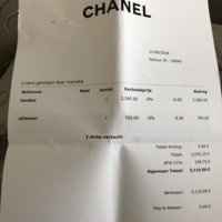 Chanel receipt from Netherland. HELP! | PurseForum