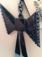 Coach Deco Bow Bag Charm - Closeup.JPG