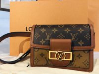 Túi xách Louis Vuitton Dauphine nữ màu nâu họa tiết Monogram cao cấp