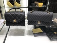 Chanel CC Chain Zip Flap Bag Quilted Matte Caviar Mini - ShopStyle