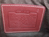 Coach Leather Large Coin Purse Zip Top Cordovan 3440 (Wristlet Missing strap) creed.png